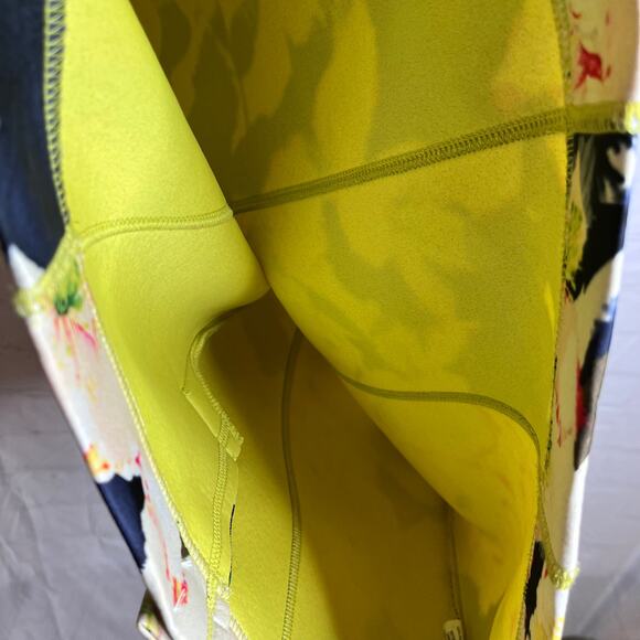 J Crew Floral Cove Surf Scuba Neoprene Bodycon Dress Casual SZ 00 - Picture 9 of 11